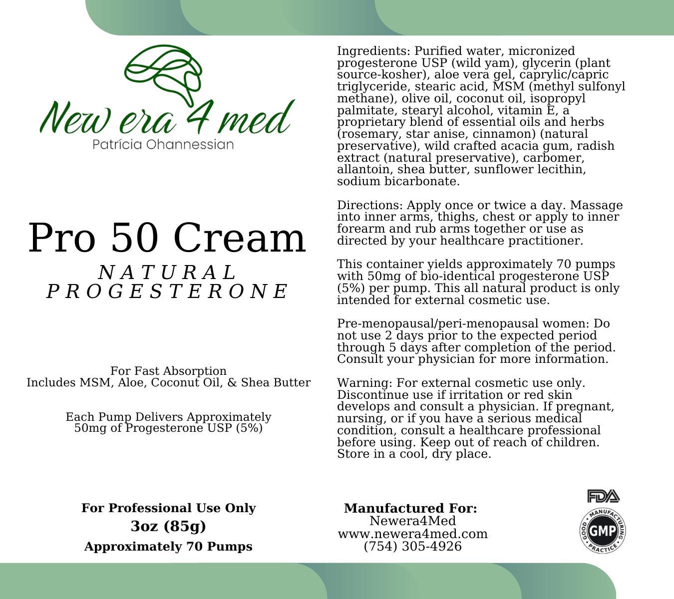 Pro 50 Cream (Progesterona)