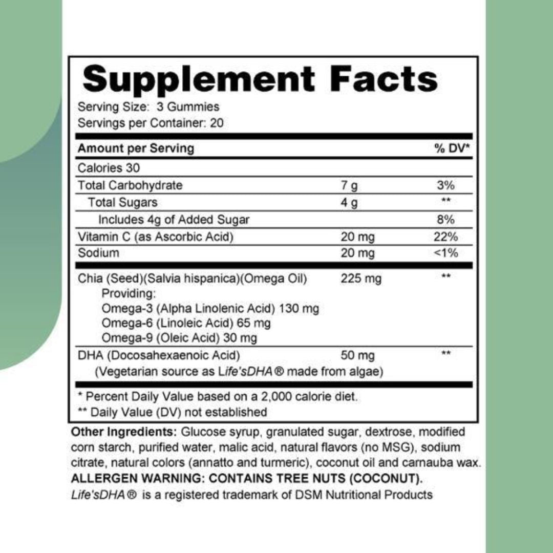 Omega Gummies (3/6/9 + DHA)